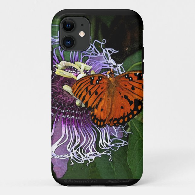Fall Gulf Fritillary iPhone5 Case-Mate iPhone Hülle (Rückseite)