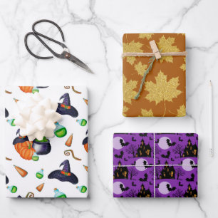 Fall Halloween Geschenkpapier Set