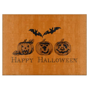 Fall/Halloween/Kürbisschneider Schneidebrett