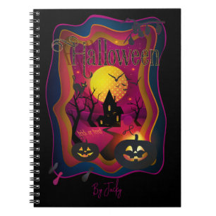 Fall Halloween-Party "trick or treat" lustig Notizblock