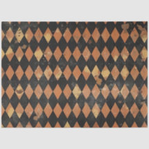 Fall Harlequin Tissue for Decoupage