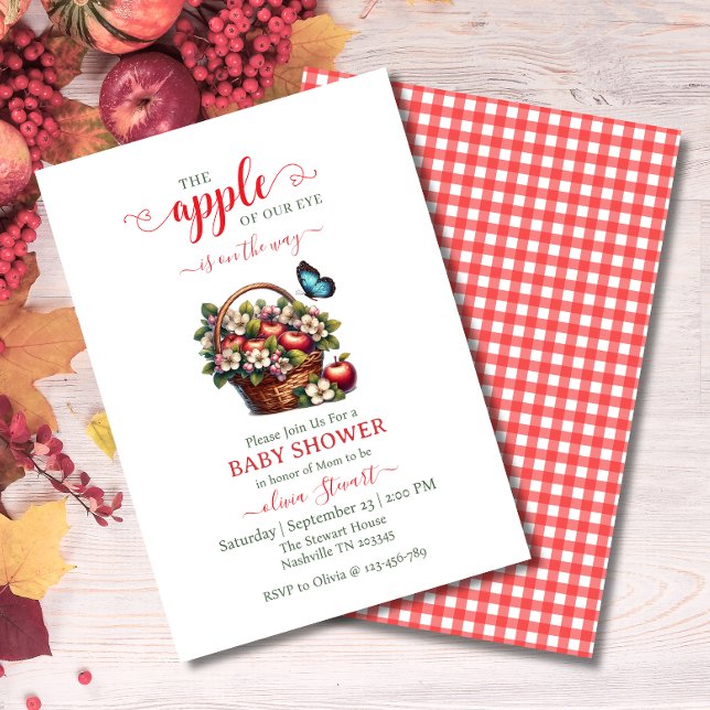 Fall Harvest Apfel, meine Baby-Dusche aus dem Auge Einladung (Von Creator hochgeladen)