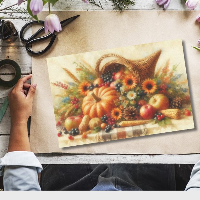 Fall Harvest Basket Seidenpapier (Von Creator hochgeladen)