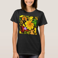 Fall Harvest Bella Relaxed Fit 3/4 Slv VNeck Shirt