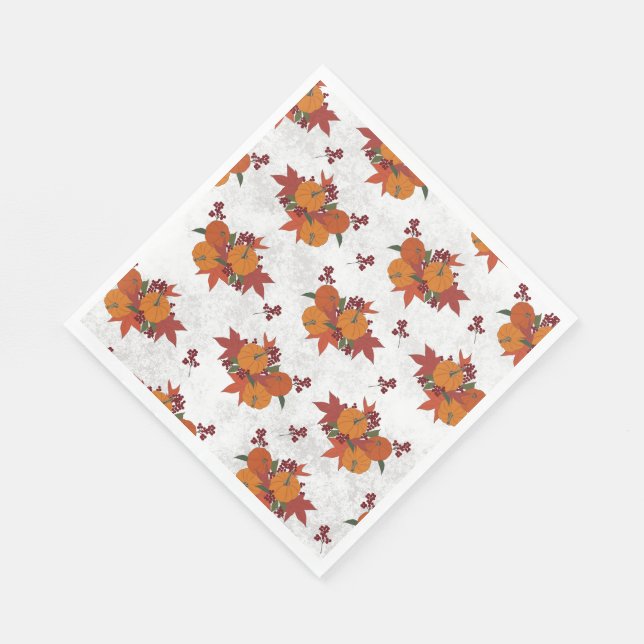 Fall Harvest Paper Napkins Serviette (Ecke)