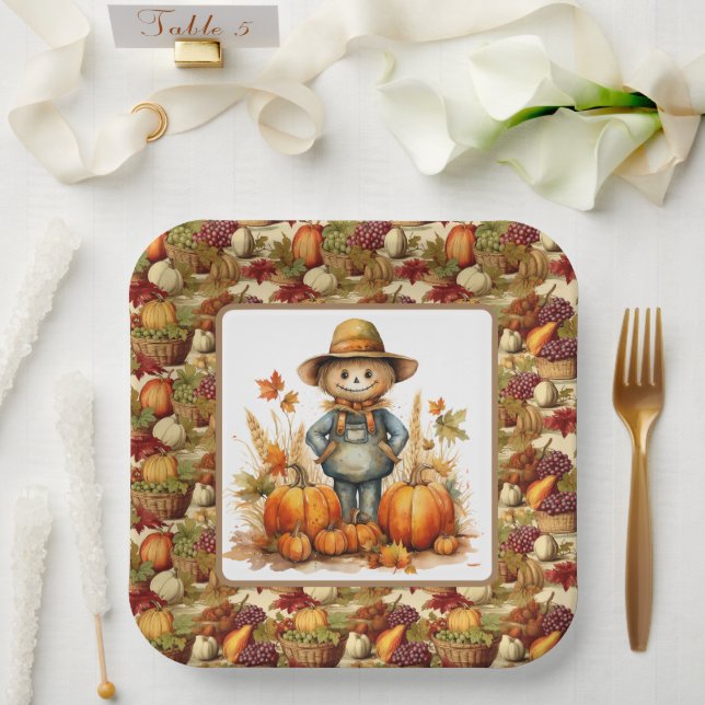 Fall Harvest Pappteller (Hochzeit)