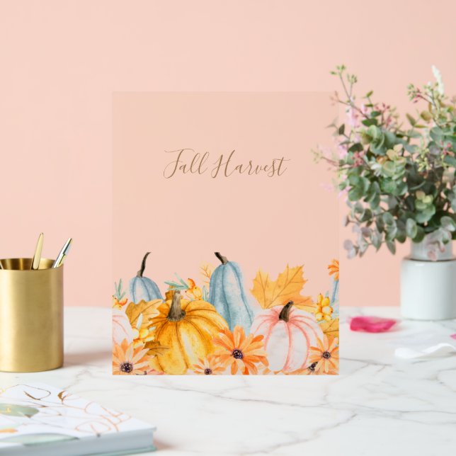 FALL HARVEST PARTY ACRYLSCHILD (Hochzeit)