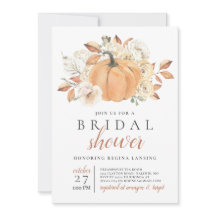 Fall Harvest Pumpkin-Brautparty