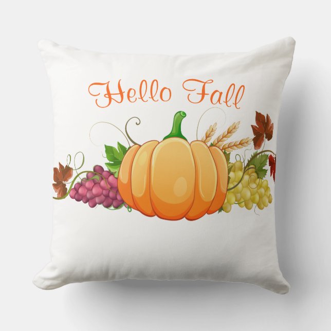Fall Harvest Pumpkin-Keuchkissen Kissen (Vorderseite)