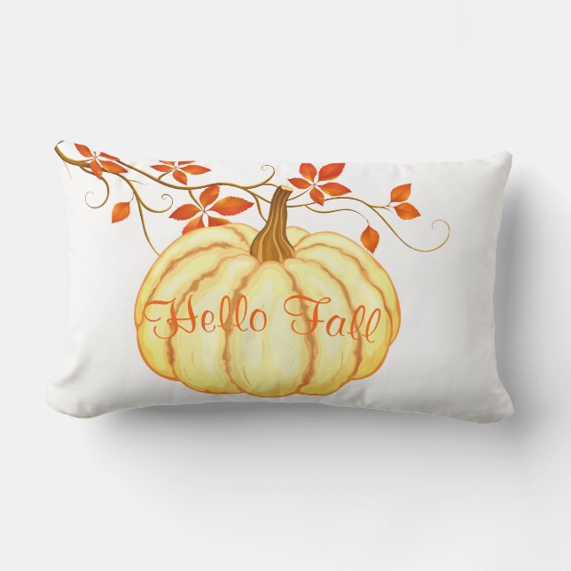 Fall Harvest Pumpkin-Keuchkissen Lendenkissen (Vorderseite)