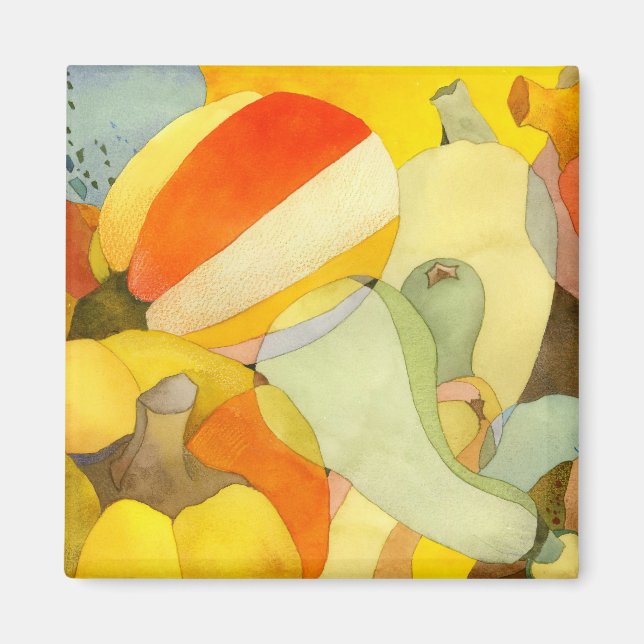 Fall Harvest Time Pumpkins Magnet (Vorne)