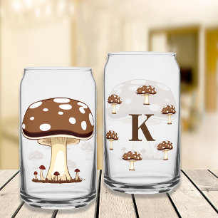 Fall Harvest Vibes Mushrooms Personalisieren Monog Dosenglas