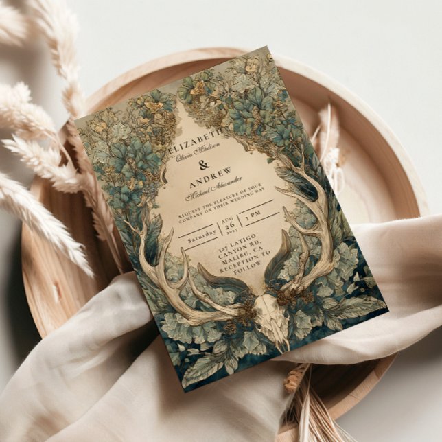 Fall Harvest Woodland Wedding Einladung (Von Creator hochgeladen)