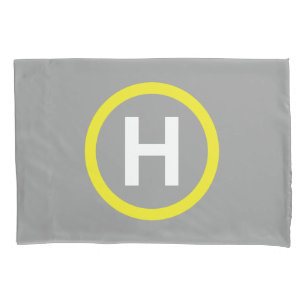 Fall Helipad Sign Pillow Kissenbezug