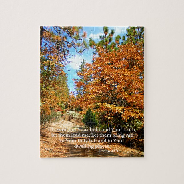 Fall-Herbstchristlicher Scripture-Bibel-Vers (Vertikal)