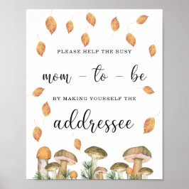 Fall Hilfe für die betriebliche Mama, um einen Ums Poster