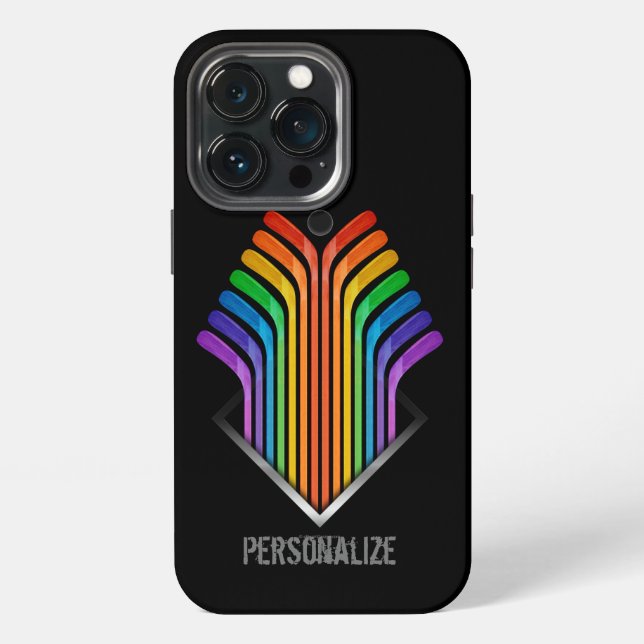 Fall Hockey Stick Spectrum Case-Mate iPhone 13 Pro Hülle (Hinten)