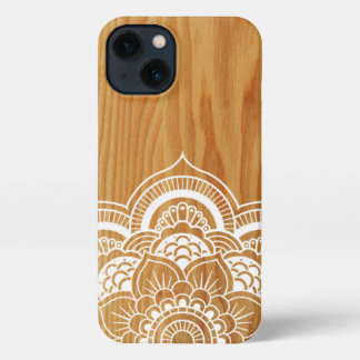 Fall Holz und Mandala Case-Mate iPhone Hülle