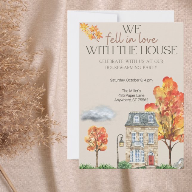Fall Housewarming Party laden | Herbstfarbe Einladung (Von Creator hochgeladen)
