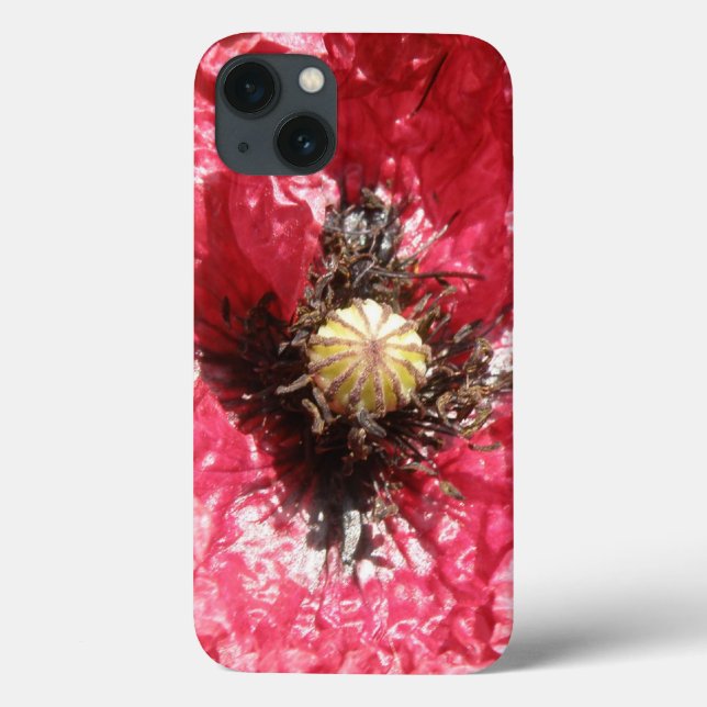 Fall hübsch Red Poppy Blume Macro iPad Mini Case-Mate iPhone Hülle (Rückseite)