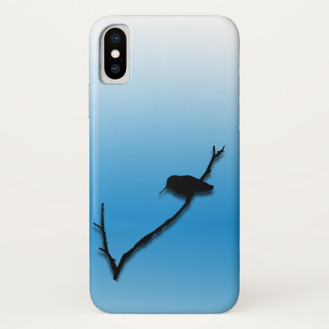 Fall: Hummingbird gegen Blue Sky Case-Mate iPhone Hülle (Rückseite)