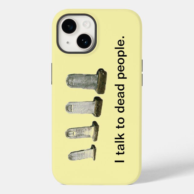 Fall - Ich spreche mit toten Menschen Case-Mate iPhone Hülle (Rückseite)