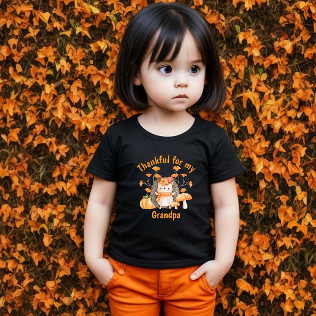 Fall Igel dankbar für Kleinkind T - Shirt (Von Creator hochgeladen)
