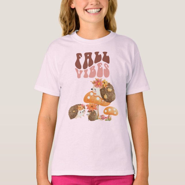 Fall Igel T-Shirt (Vorderseite)