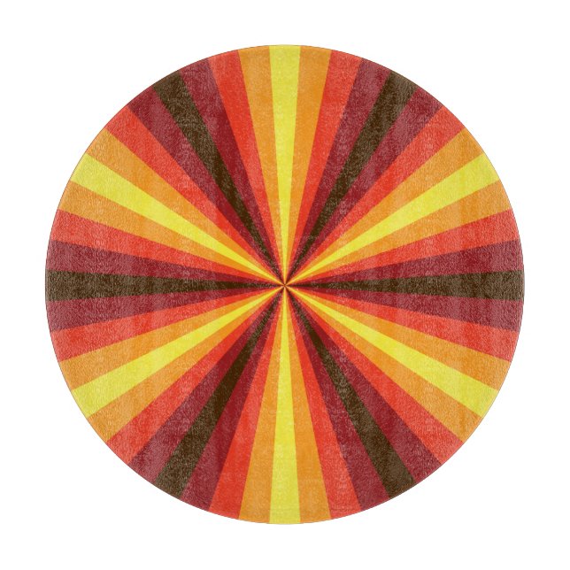 Fall Illusion Glass Cutting Board Schneidebrett (Vorderseite)