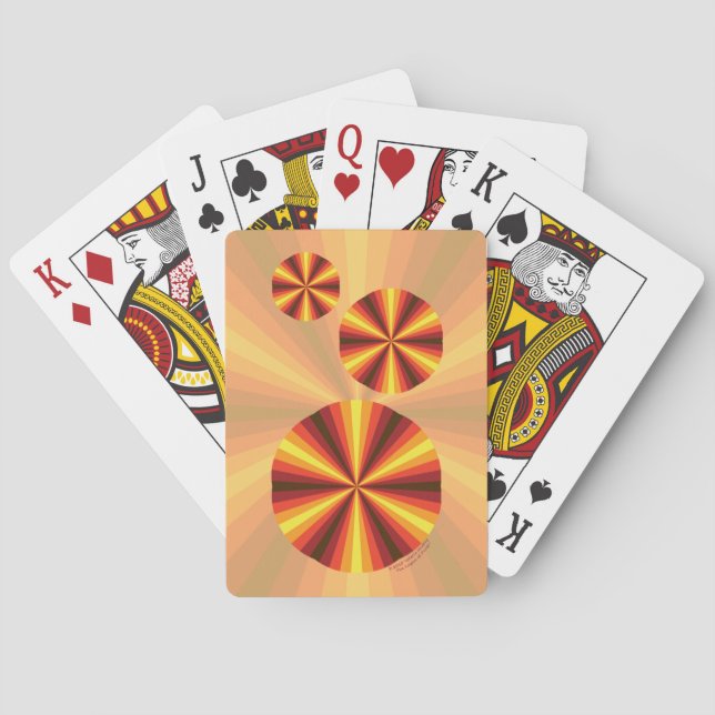 Fall Illusion Klassische Spielkarten (Rückseite)