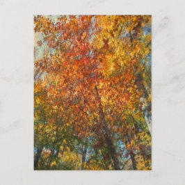 Fall im impressionistischen Stil Postkarte