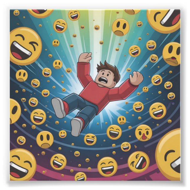 Fall in bubble  fotodruck (Vorne)