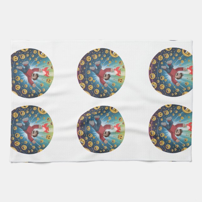 Fall in bubble  geschirrtuch (Horizontal)