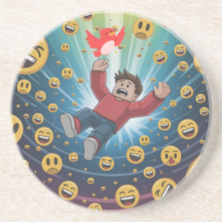 Fall in bubble  getränkeuntersetzer