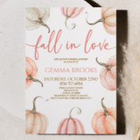Fall in der Liebe Elegantes rosa Pumpkin Brautpart