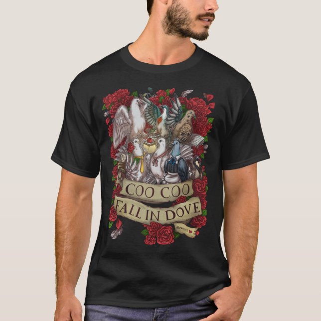 Fall in Dove T-Shirt (Vorderseite)