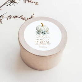 Fall in Liebe Brautparty Runder Aufkleber