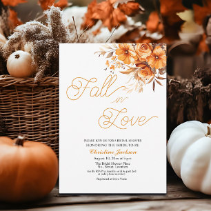 Fall in Liebe Elegantes Script-Brautparty Einladung