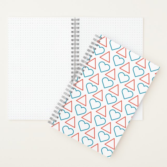 "Fall in Liebe mit Wandel" SpiralNotebook Notizbuch (Innen)