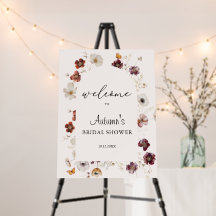 Fall In Loho Boho Automne Fête des mariées Bienven