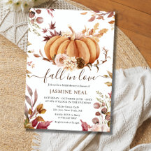 Fall in Love Brautparty | Kürbis-Rost-Blumen