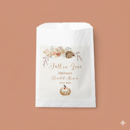 Fall In Love Rustic Bridal Shower Geschenktütchen
