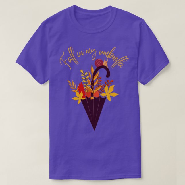 Fall in meinem Schirm T-Shirt (Design vorne)