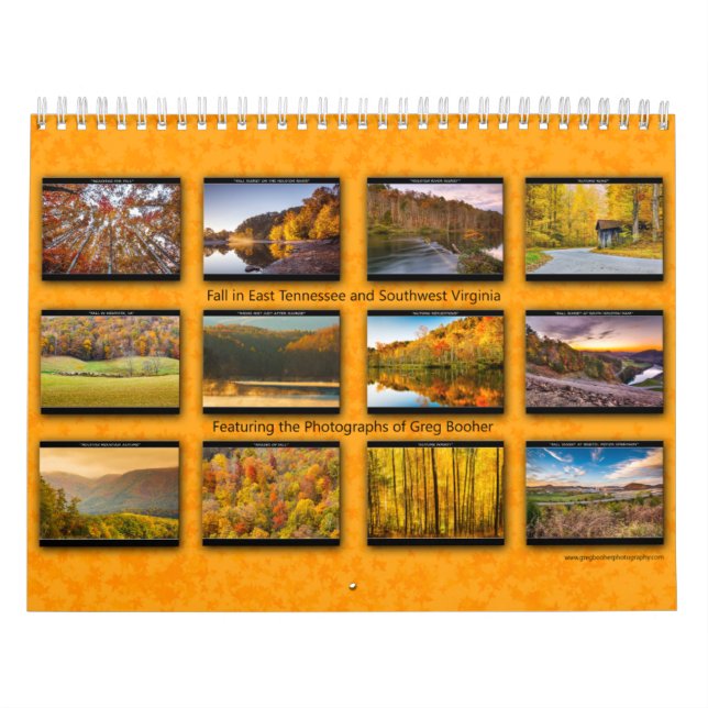 Fall in Osttennessee und in Südwesten Virginia Kalender (Titelbild)