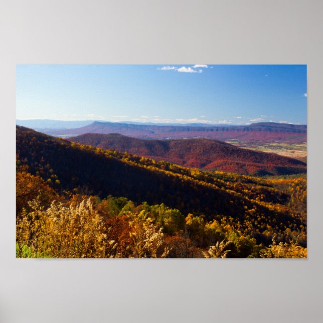 Fall in the Shenandoah Valley, Virginia Poster (Vorne)