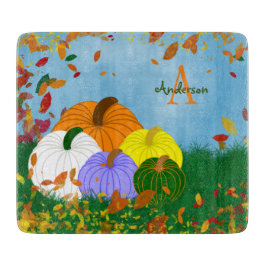 Fall into Autumn Schneidebrett