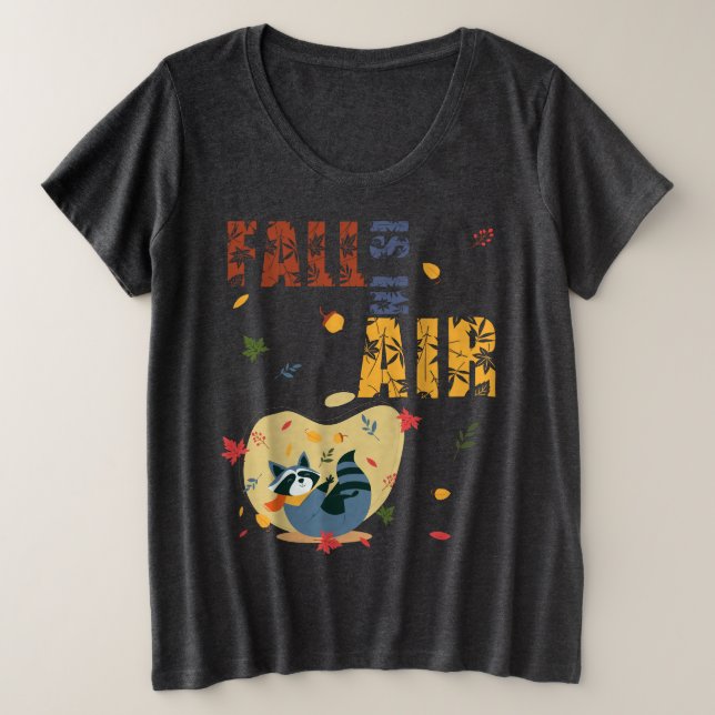 Fall Is in The Air Raccoon Autumn (Design devant)
