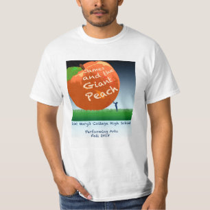 Fall James 2018 und der riesige Pfirsich T-Shirt