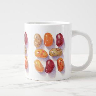 FALL JELLY BEANS Große weiße Tasse