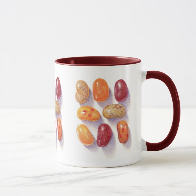 FALL JELLY BEANS Maroon Combo Tasse (Rechts)